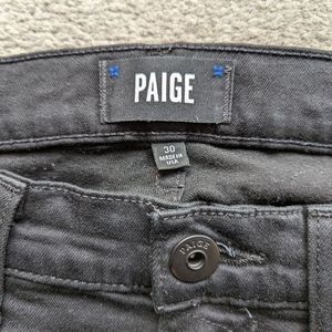 Men's PAIGE black jeans, size 30